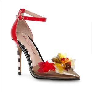Betsy Johnson super fun heels w/ ankle strap
